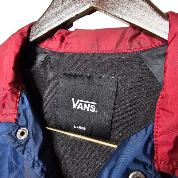 Vans Large Blue & Red Light Men’s Jacket Coat Large - Great Condition - Picture 4 of 5